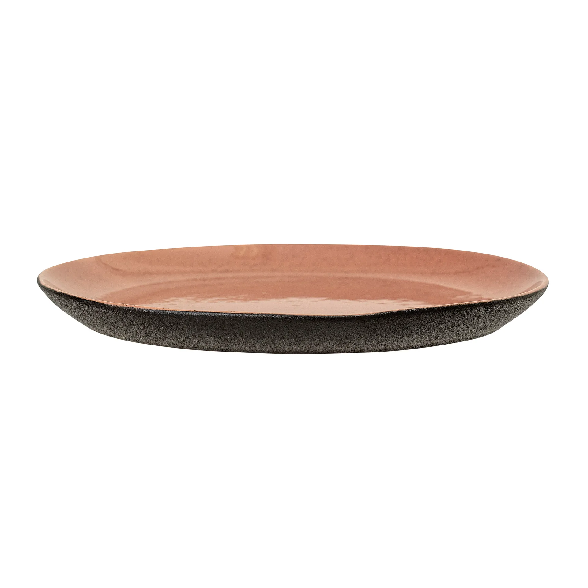 Sienna tallerken Ø20,5 cm, Orange-svart Bloomingville