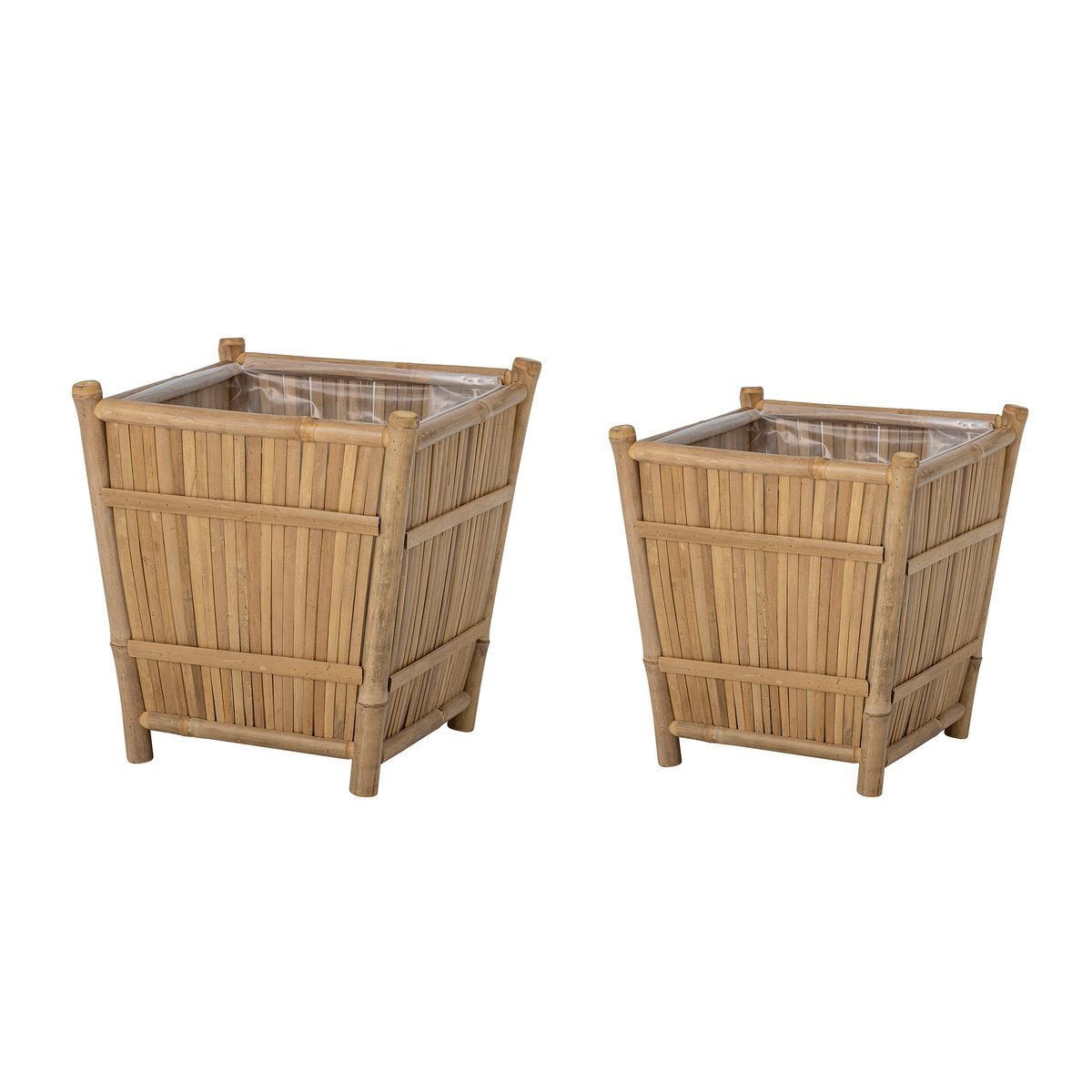 Bloomingville Sole blomsterpotte sett 2-pakning Bambu
