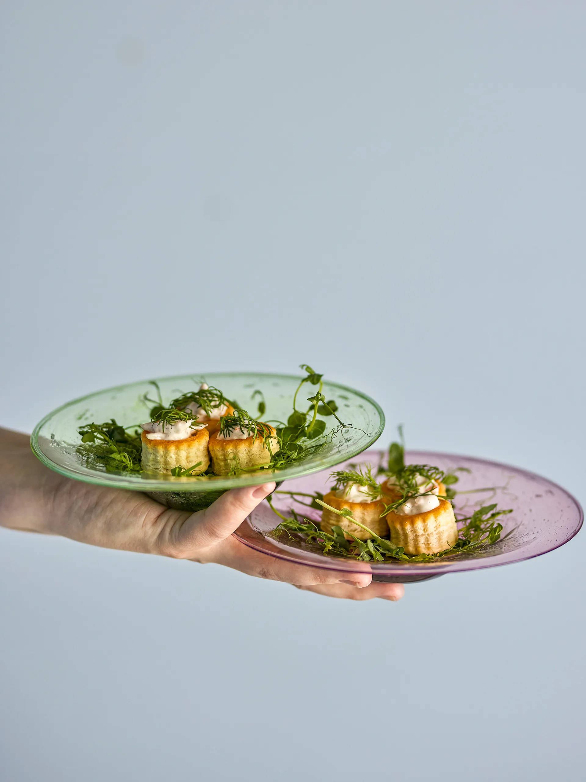 Sunil asjett 2-pakning, Grønn Bloomingville