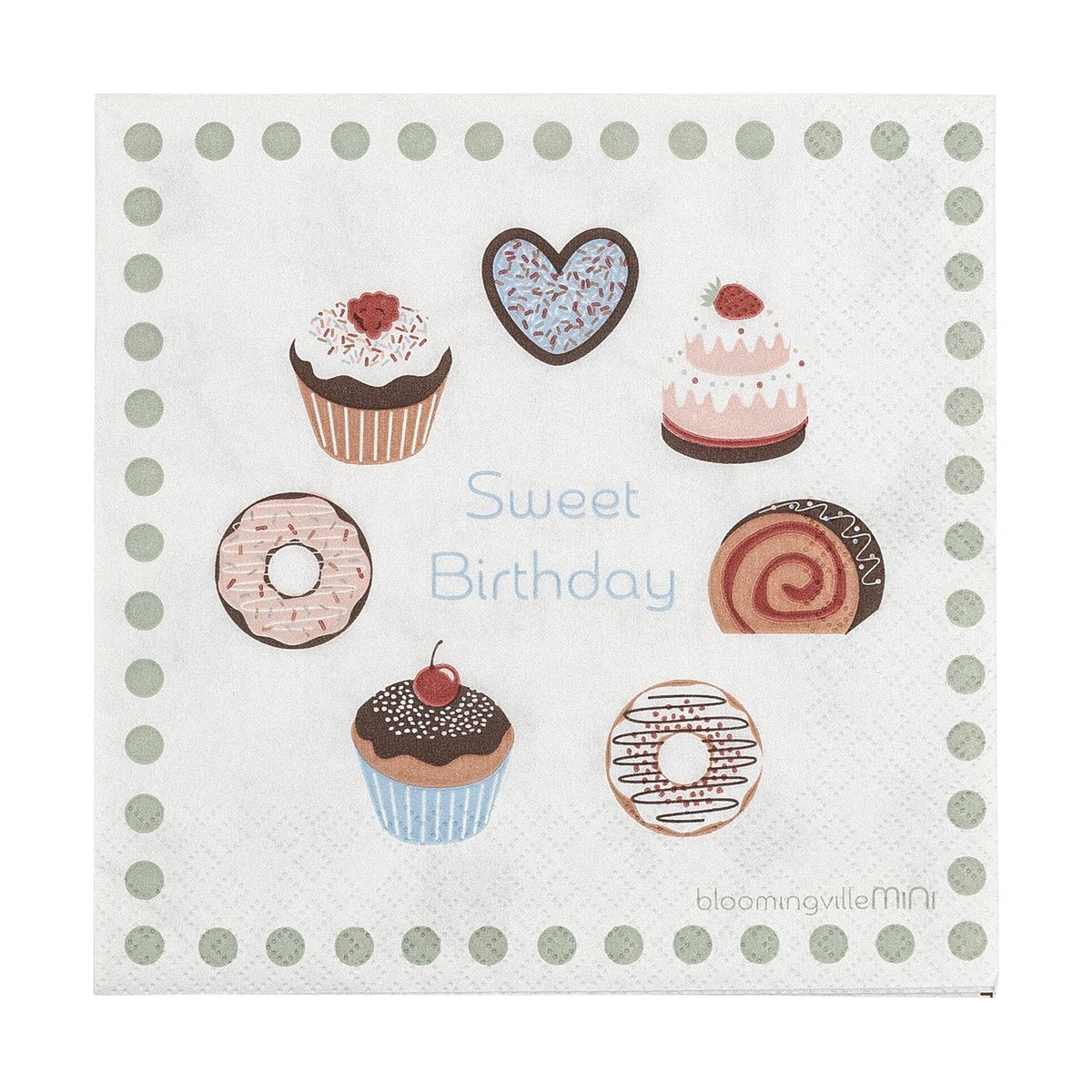 Bloomingville Sweets serviett 20-pk Rosa