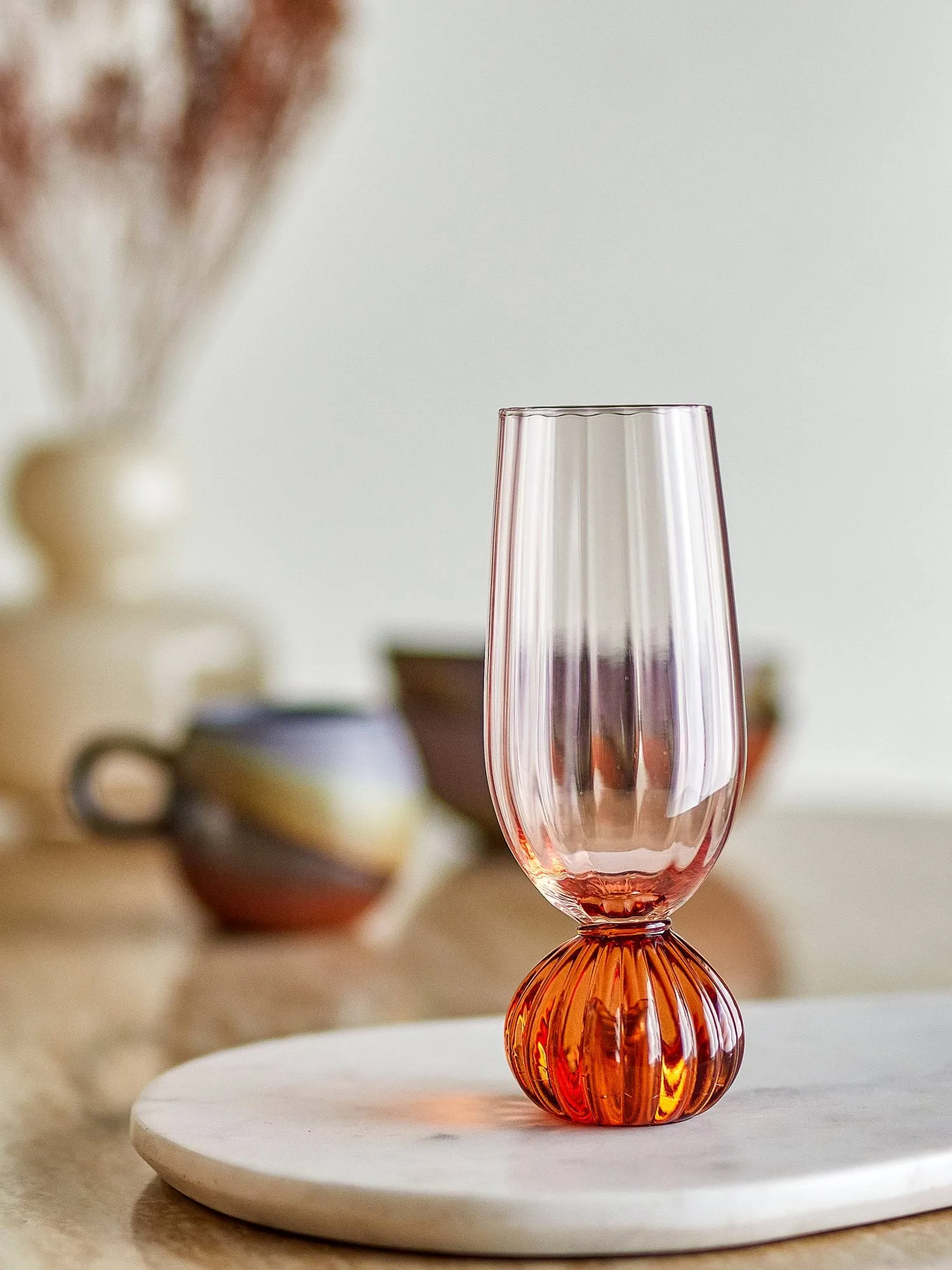 Taurin champagneglass 25 cl, Rose Bloomingville