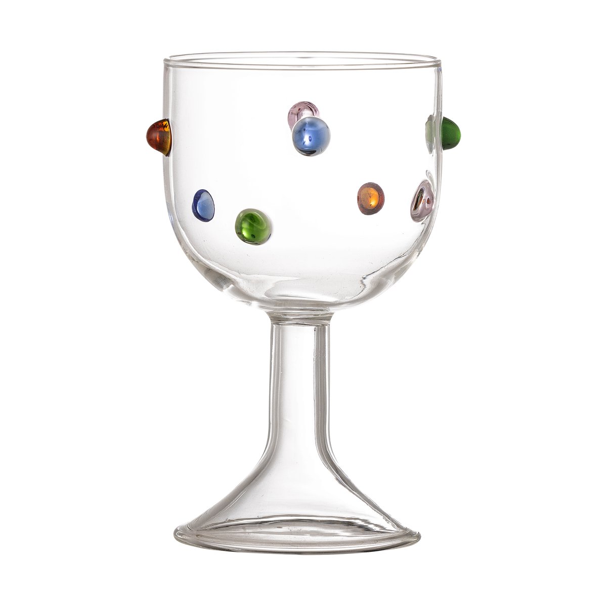 Bloomingville - Thalia vinglass 25 cl klar/multi
