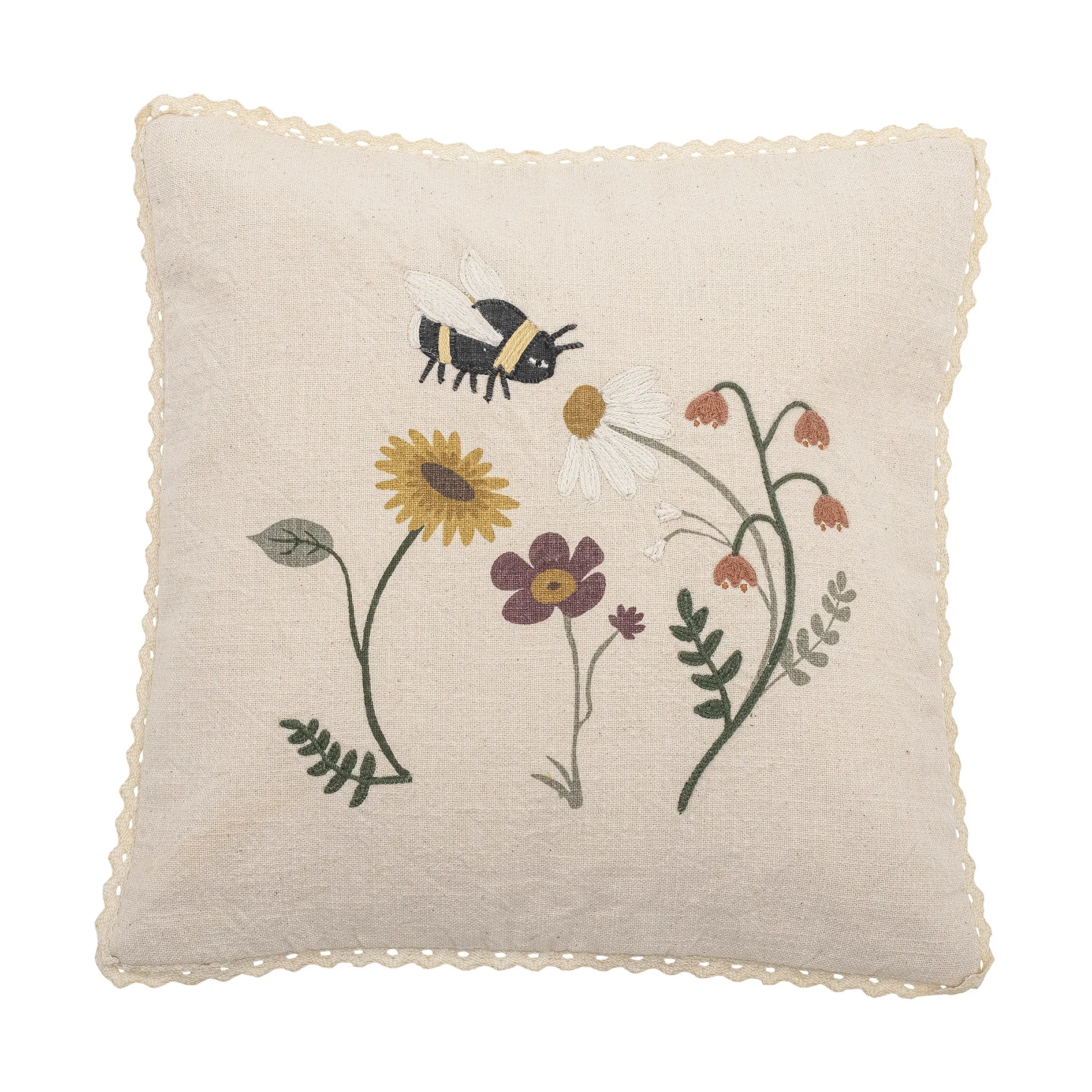 Tibbe pute 40x40 cm, Nature floral Bloomingville