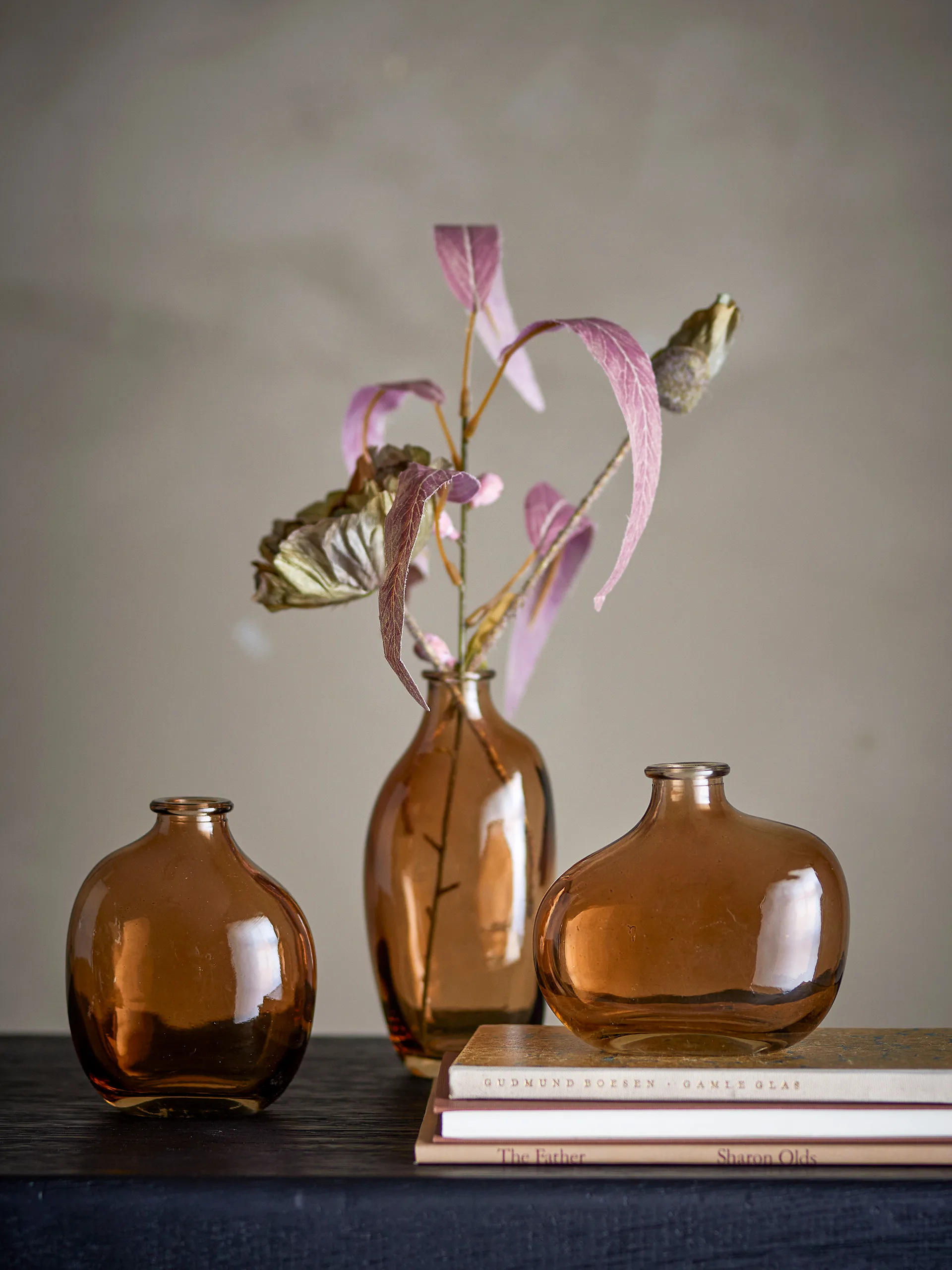Tilia vase 3 deler, Brun Bloomingville