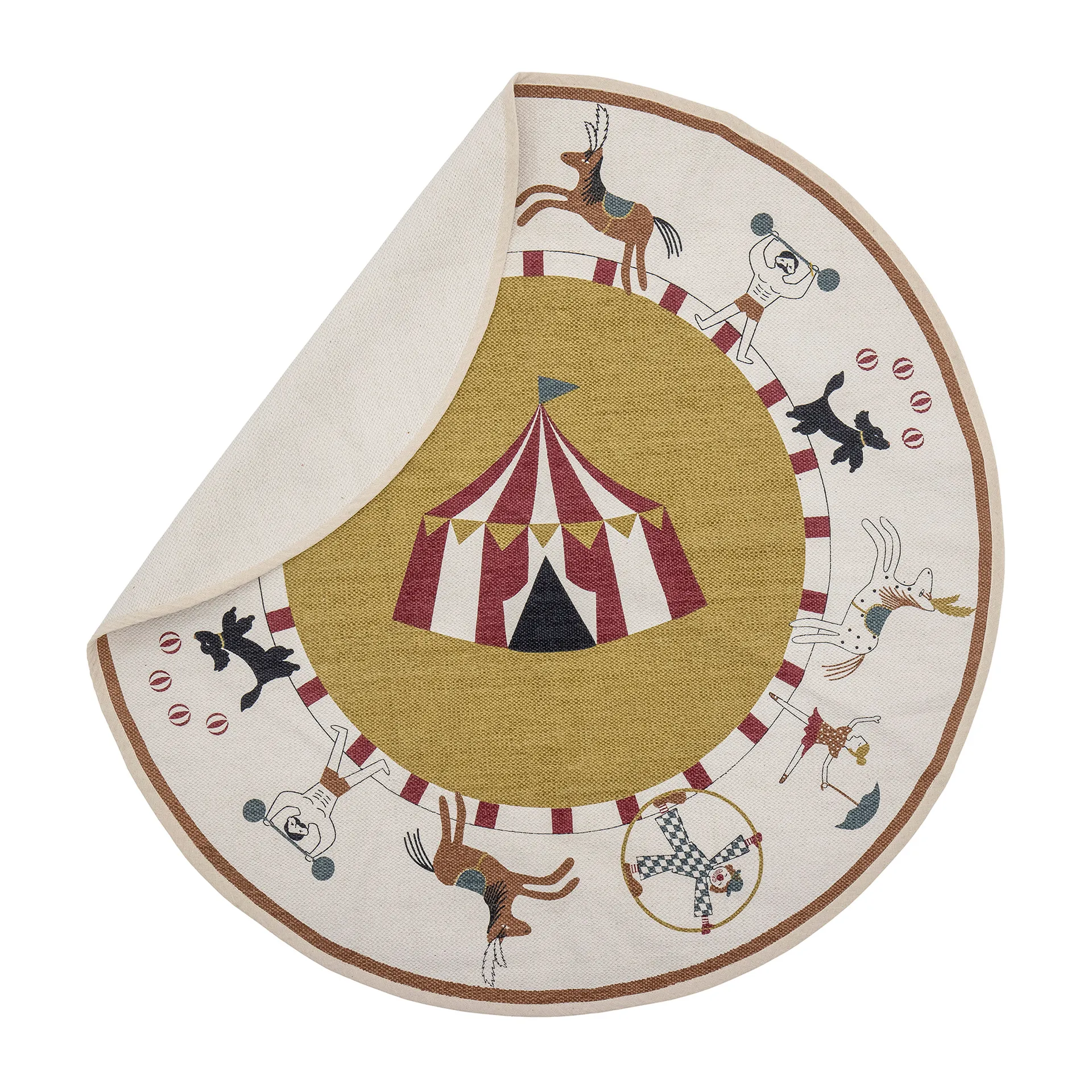 Ville teppe Ø 110 cm, Sirkus Bloomingville