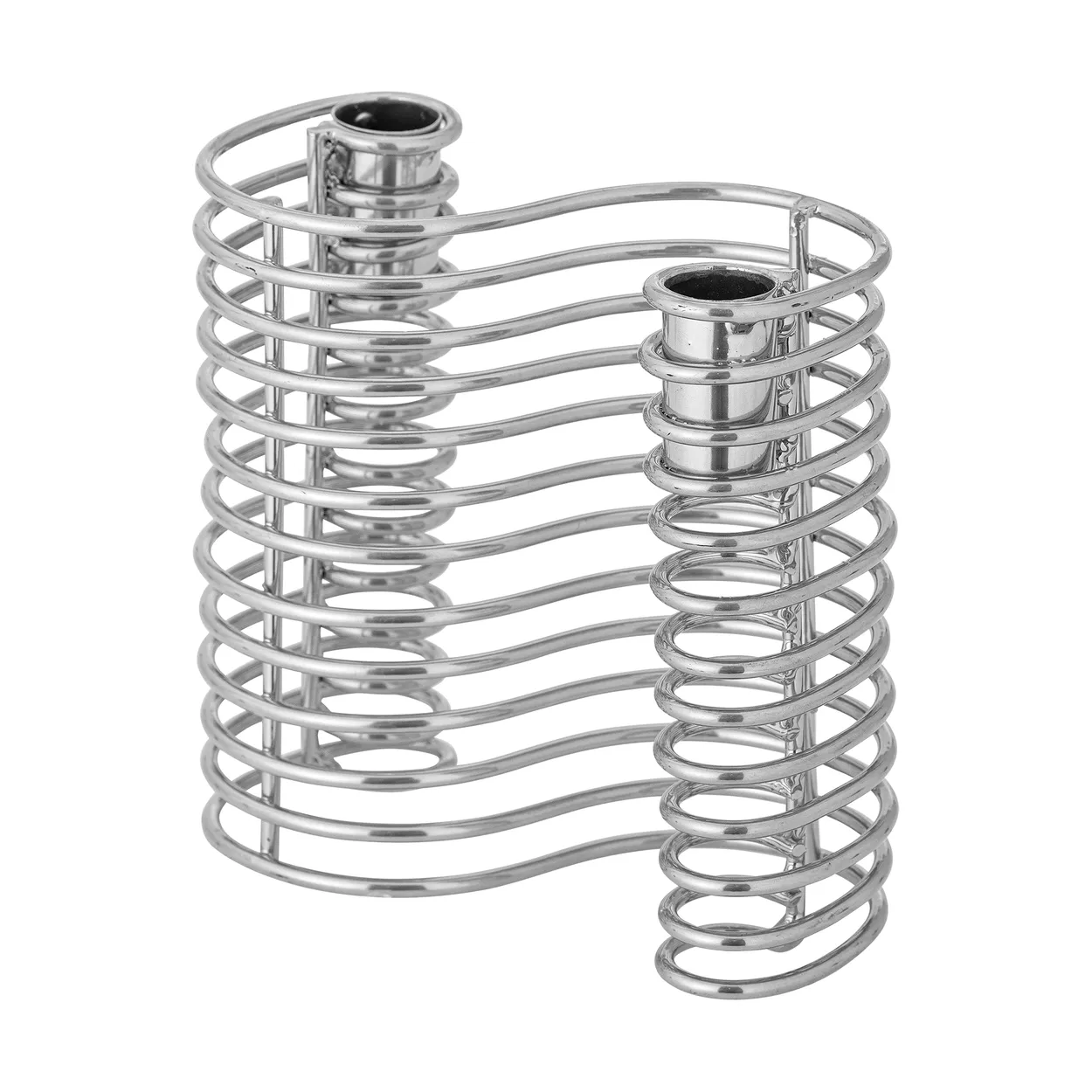 Bloomingville Wavela lysestake 15,5x14,5 cm Sølv