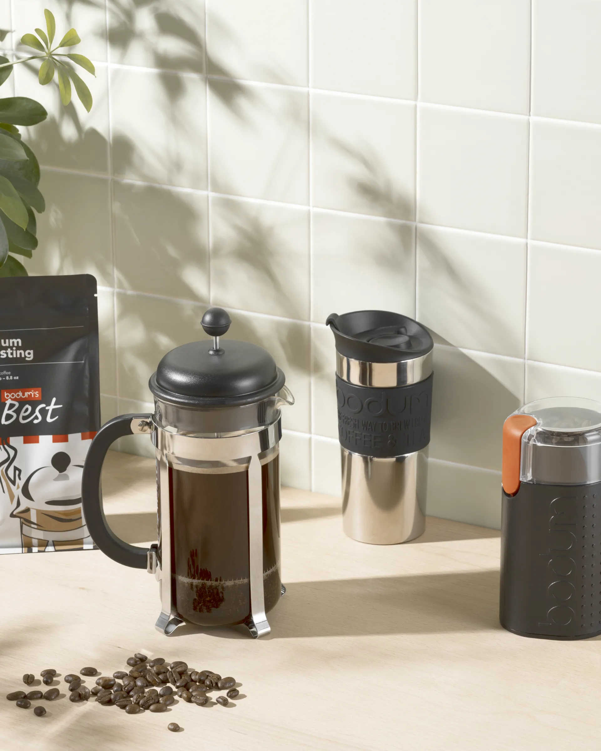 Bodum travel kopp 35 cl rustfritt stål, Svart Bodum