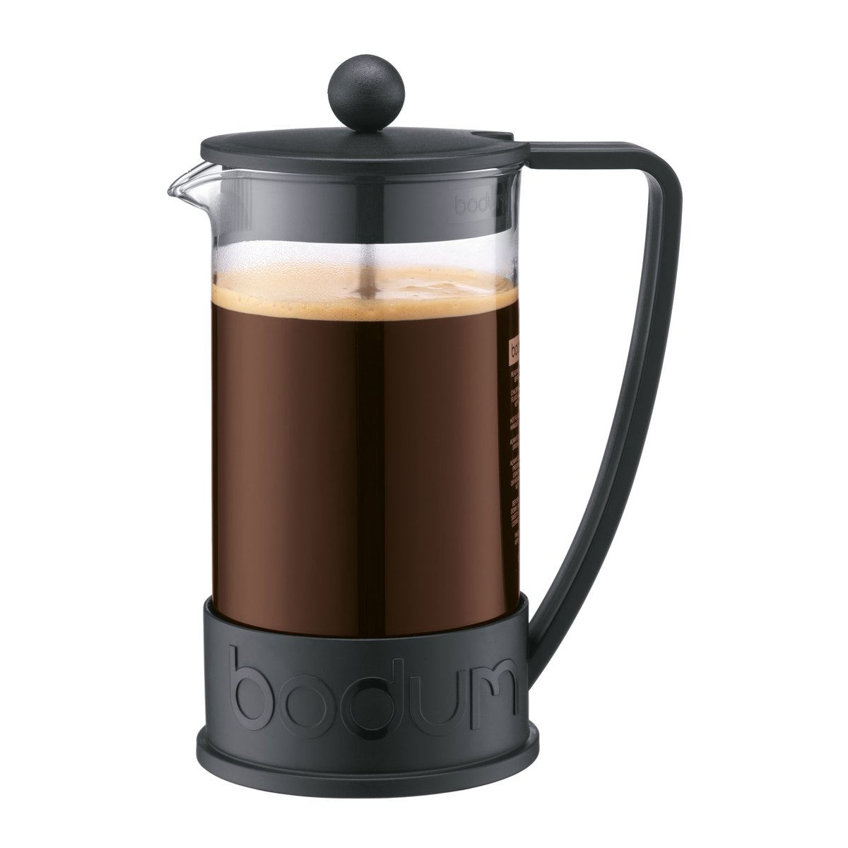 Bodum Brazil presskanne sort 8 kopper