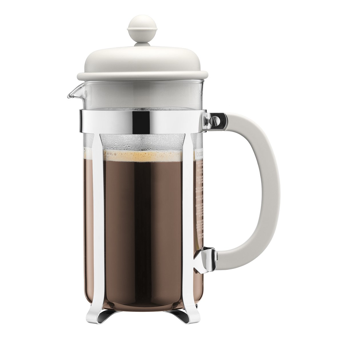 Bodum Caffettiera presskanne hvit 8 kopper