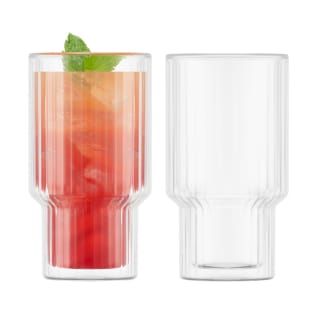 Navalia glass med dobbelt vegg 25 cl 2 pakn., Klar Bodum