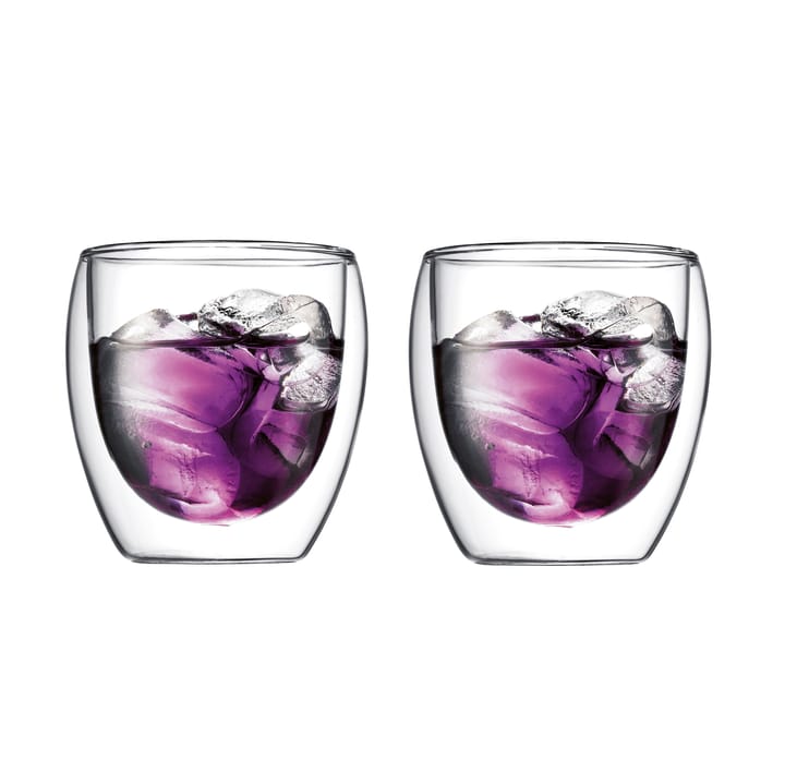 Pavina glass med dobbelt vegg 2 pakn. - 25 cl - Bodum