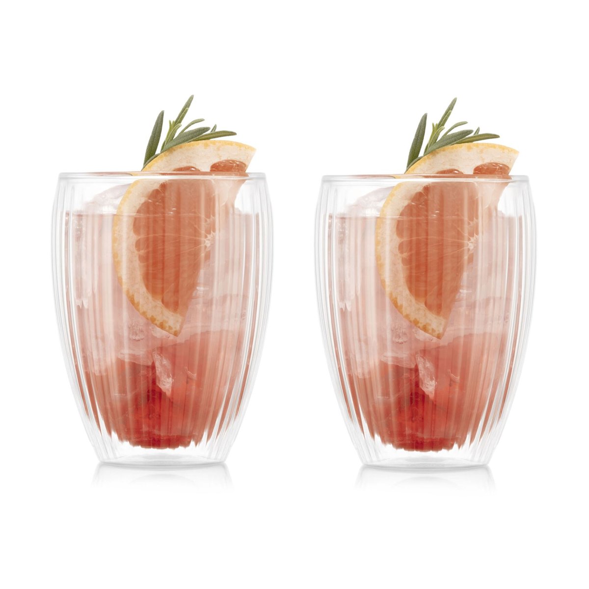 Bodum Pavina glass med dobbelt vegg 32 cl 2 pakn. Klar