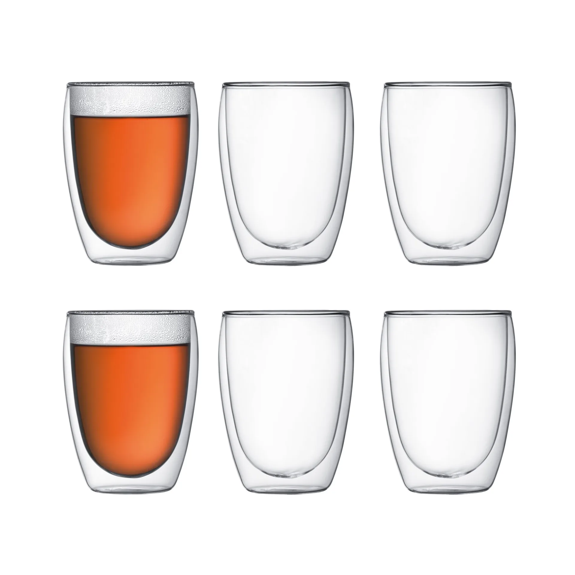 Pavina glass med doble vegg 6 stk, 0,35 l Bodum