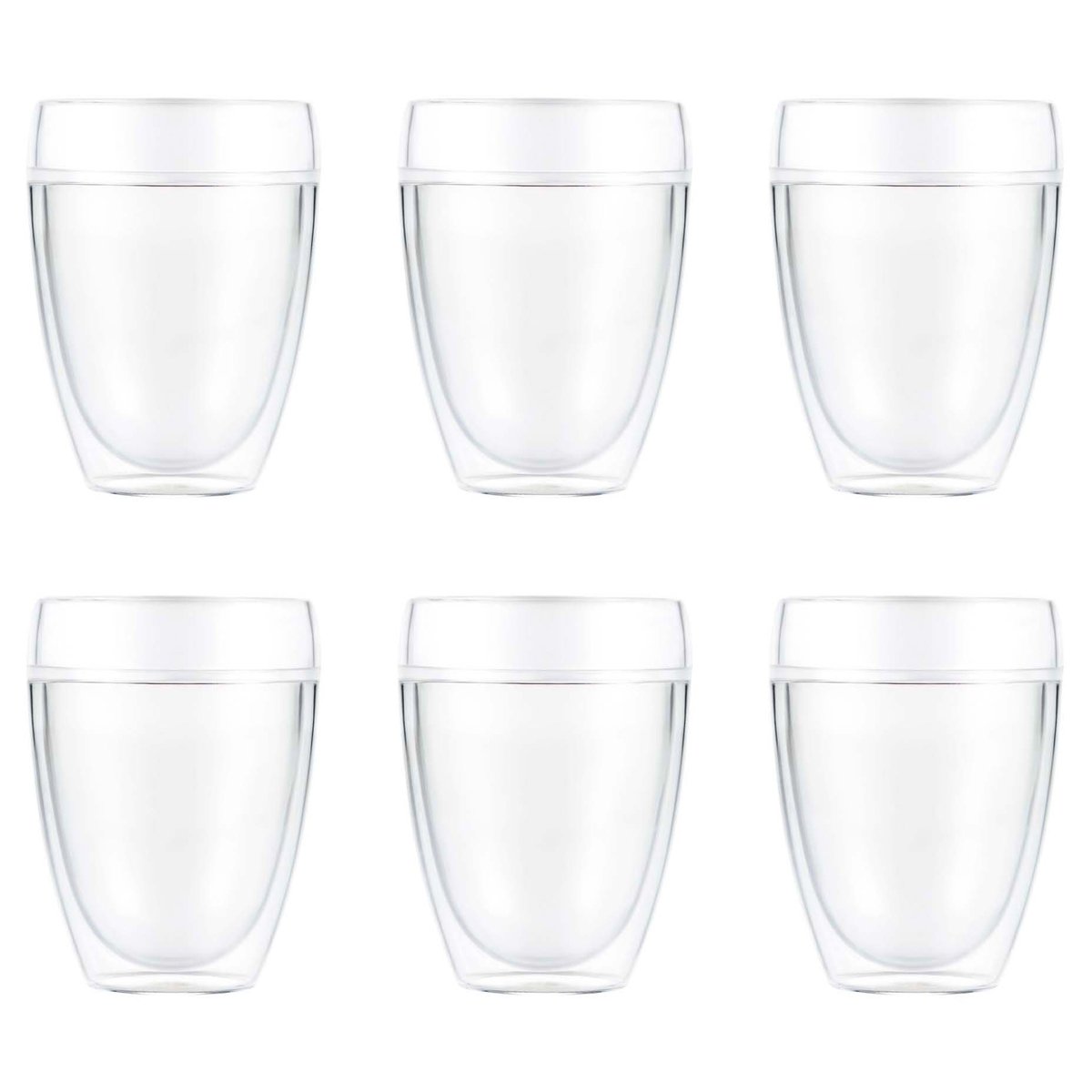 Bodum Pavina Outdoor dobbel vegg plastglass 6-stk. 35 cl
