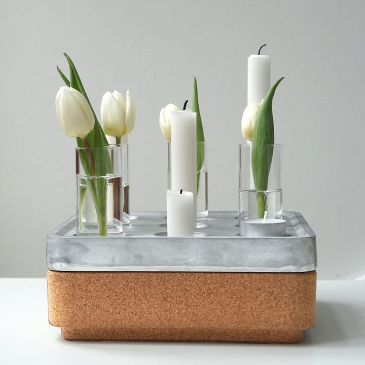Stumpastaken Small gavesett, Aluminium, korkskål natur, 4-pakning vaser, tannpirkere Born In Sweden