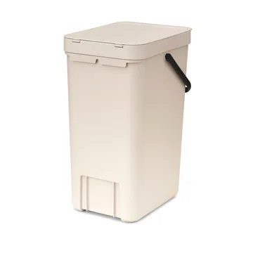 Avfallsbøtte Sort & Go 16L - Soft Beige - Brabantia
