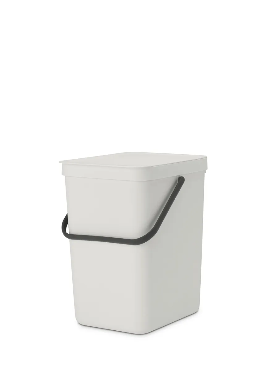 Avfallsbøtte Sort & Go 25L, Lysegrå Brabantia