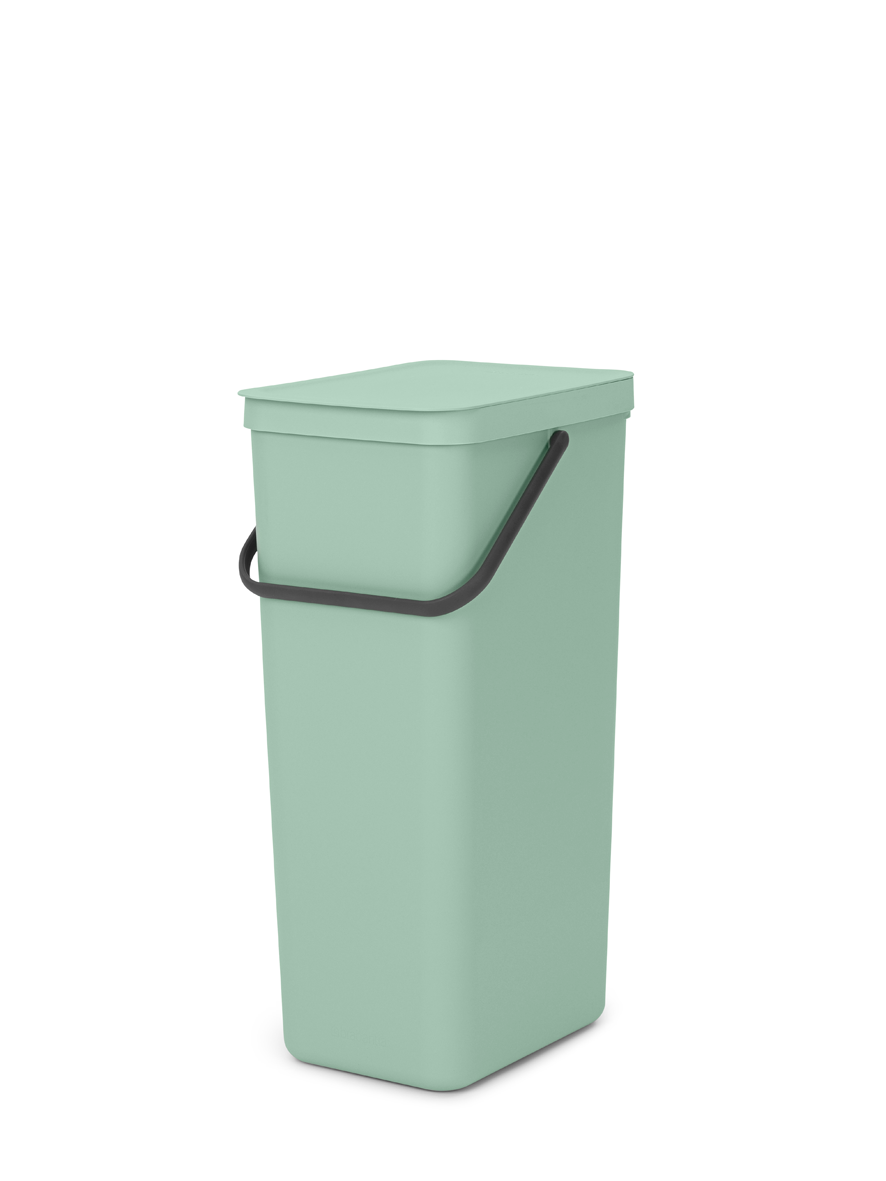 Brabantia Avfallsbøtte Sort & Go 40L Jade green
