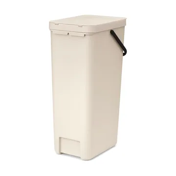 Avfallsbøtte Sort & Go 40L - Soft Beige - Brabantia