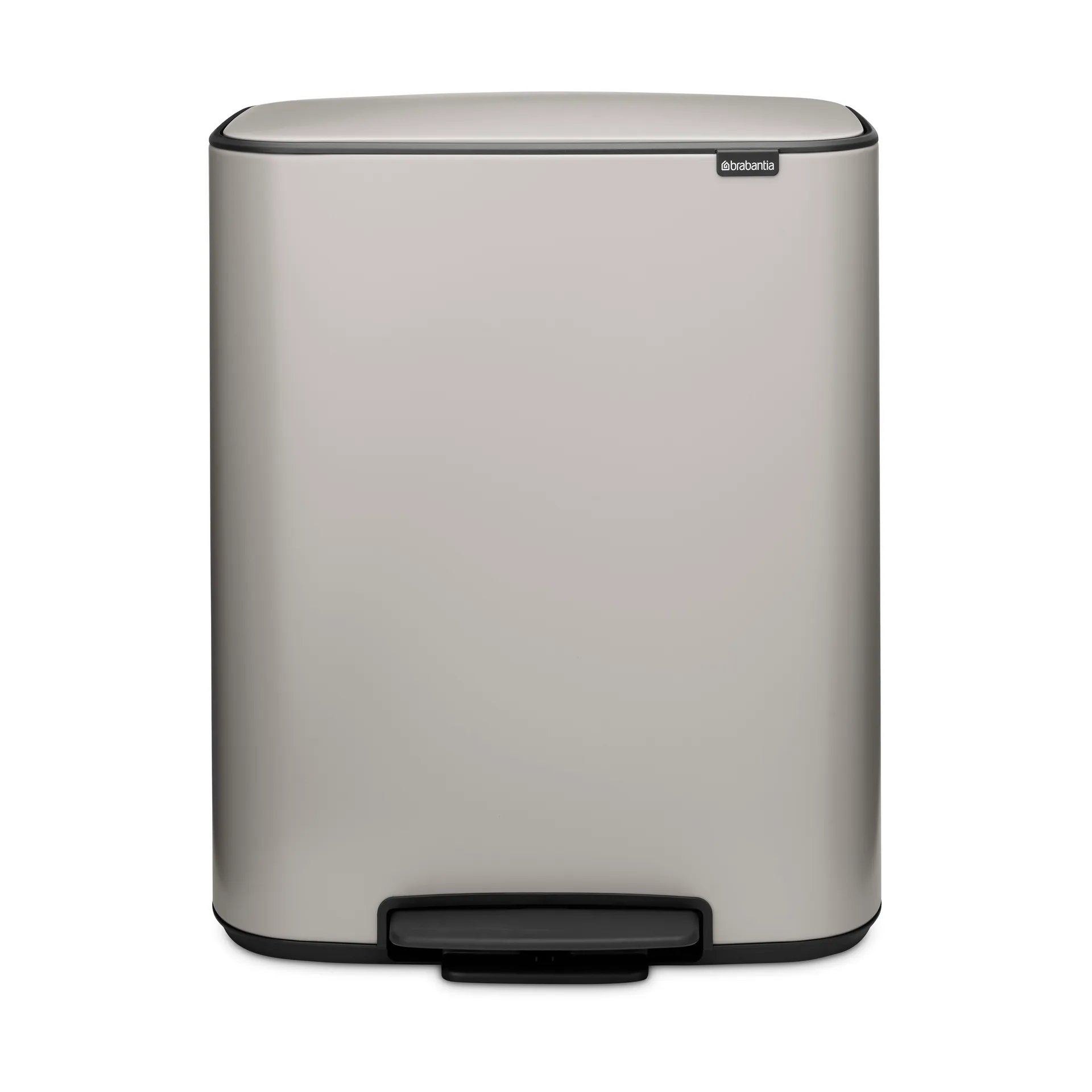 Bo bin pedalbøtte 2x30 L, Soft grey Brabantia