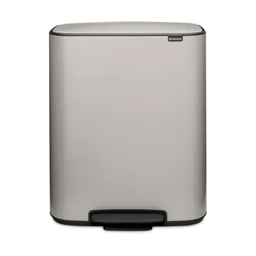 Bo bin pedalbøtte 2x30 L - Soft grey - Brabantia