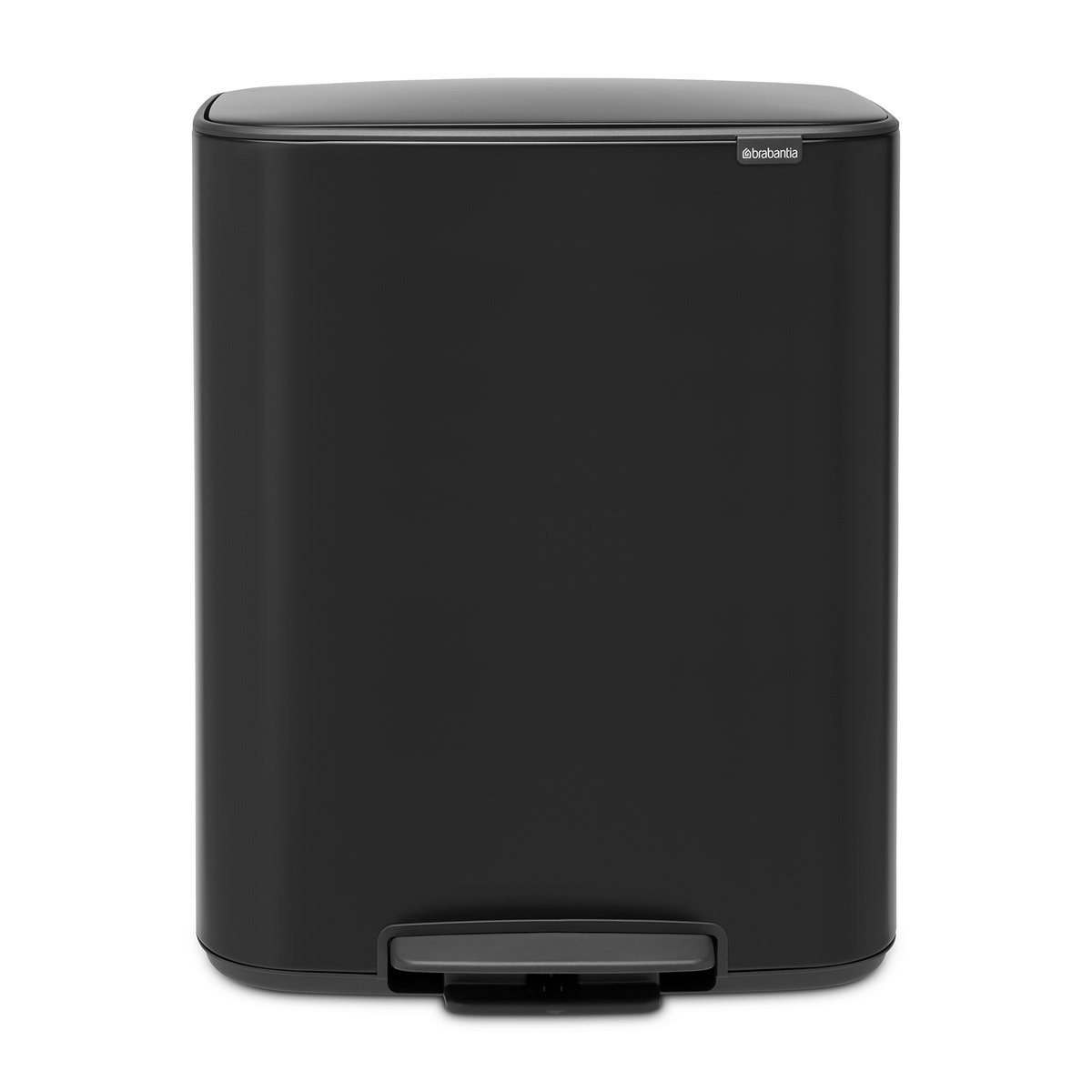 Brabantia Bo bin pedalbøtte 2x30 L Svart