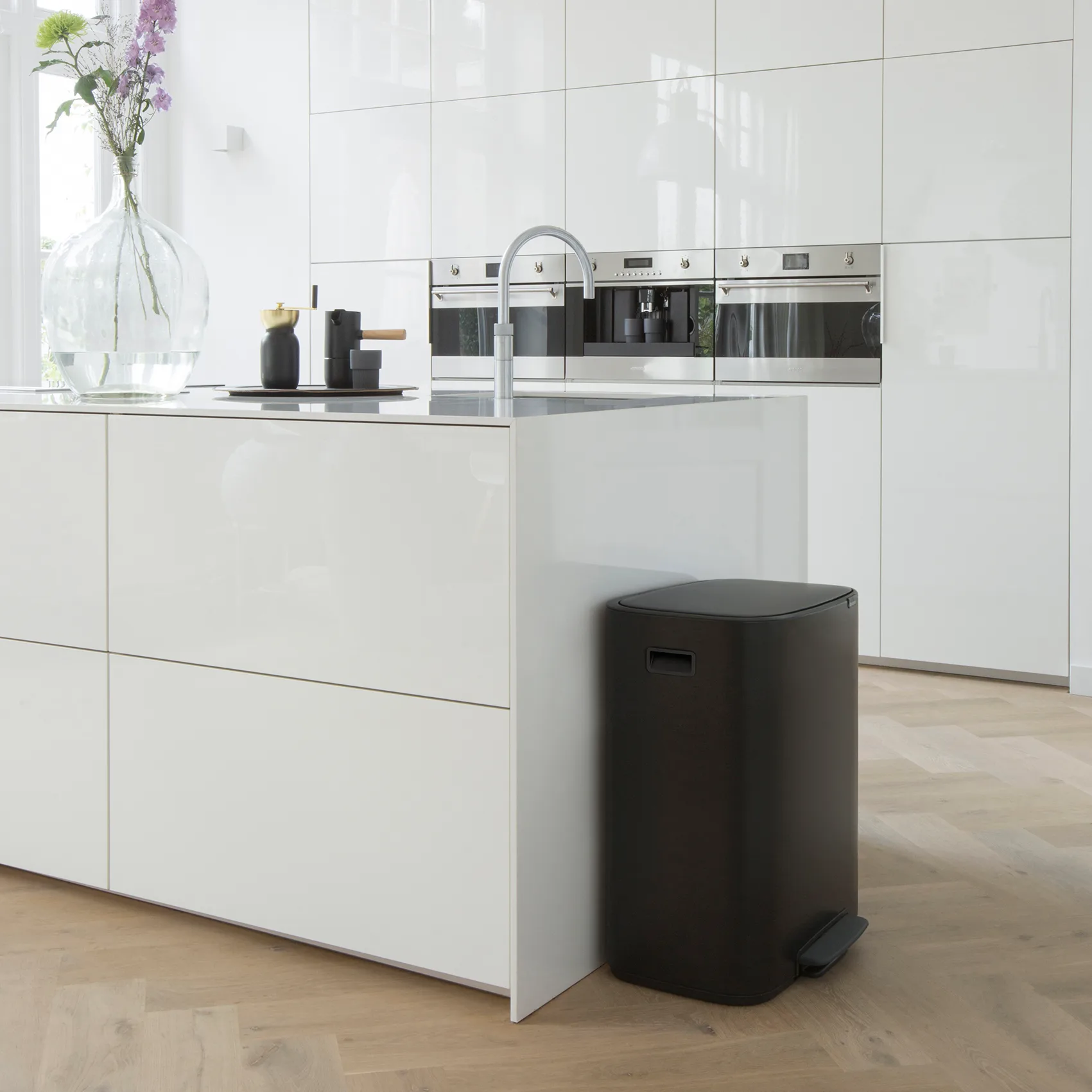 Bo bin pedalbøtte 2x30 L, Svart Brabantia