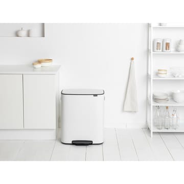 Bo bin pedalbøtte 2x30 L - White - Brabantia