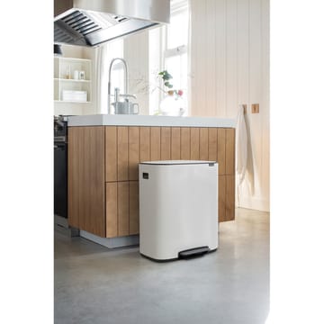 Bo bin pedalbøtte 2x30 L - White - Brabantia