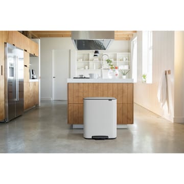 Bo bin pedalbøtte 2x30 L - White - Brabantia