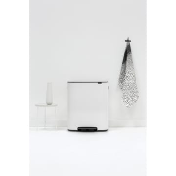 Bo bin pedalbøtte 2x30 L - White - Brabantia