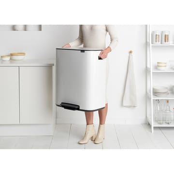 Bo bin pedalbøtte 2x30 L - White - Brabantia