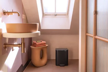 Bo pedalbøtte 12 l - Matt Black - Brabantia