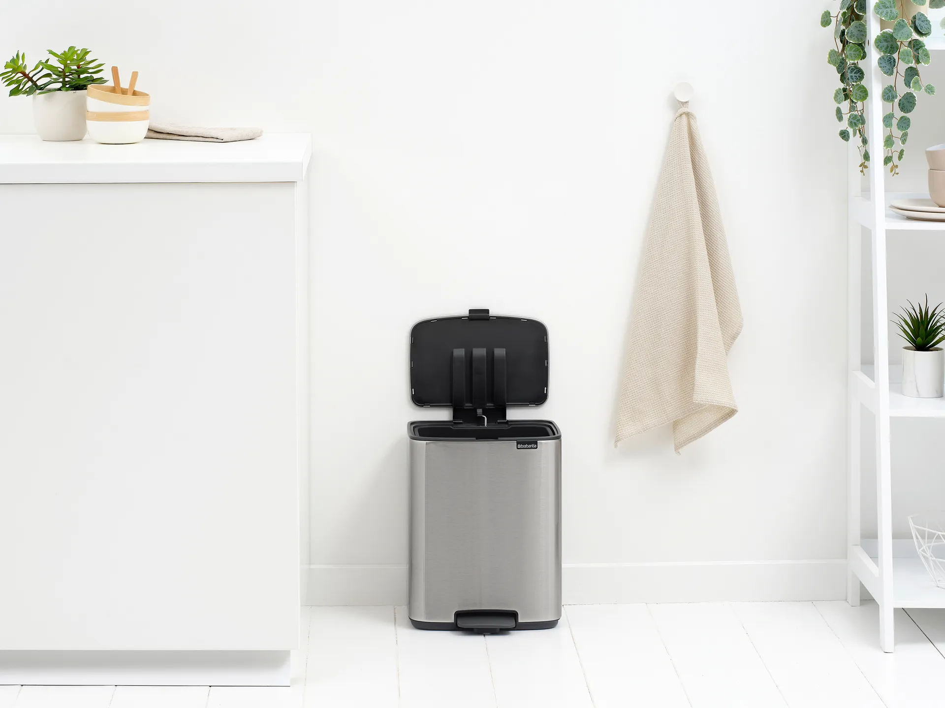 Bo pedalbøtte 12 l, Matt Steel Fingerprint Proof Brabantia