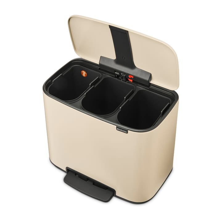 Bo pedalbøtte 3x11 l, Soft beige Brabantia
