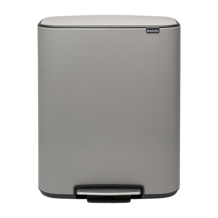Brabantia Bo pedalbøtte 60 L Mineral concrete grey