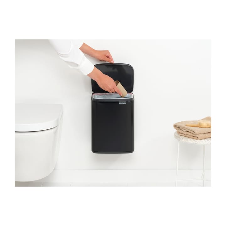 Bo søppelbøtte 7 L, Matte black Brabantia