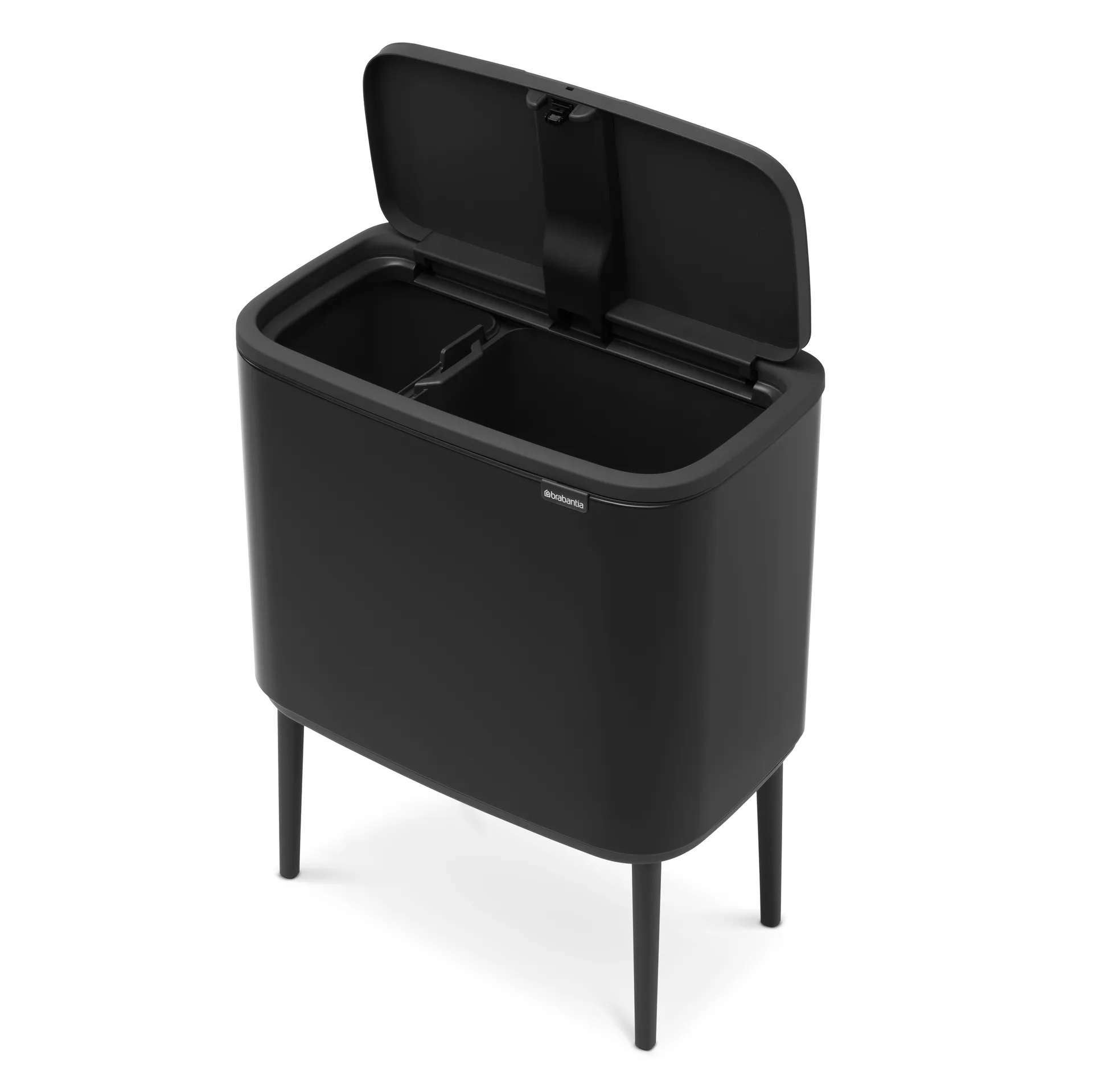 Bo touch bin 11+23 liter, matt svart Brabantia