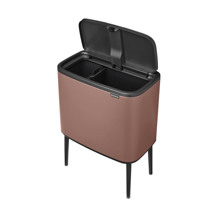 Bo touch bin 11+23 liter, Satin Taupe Brabantia