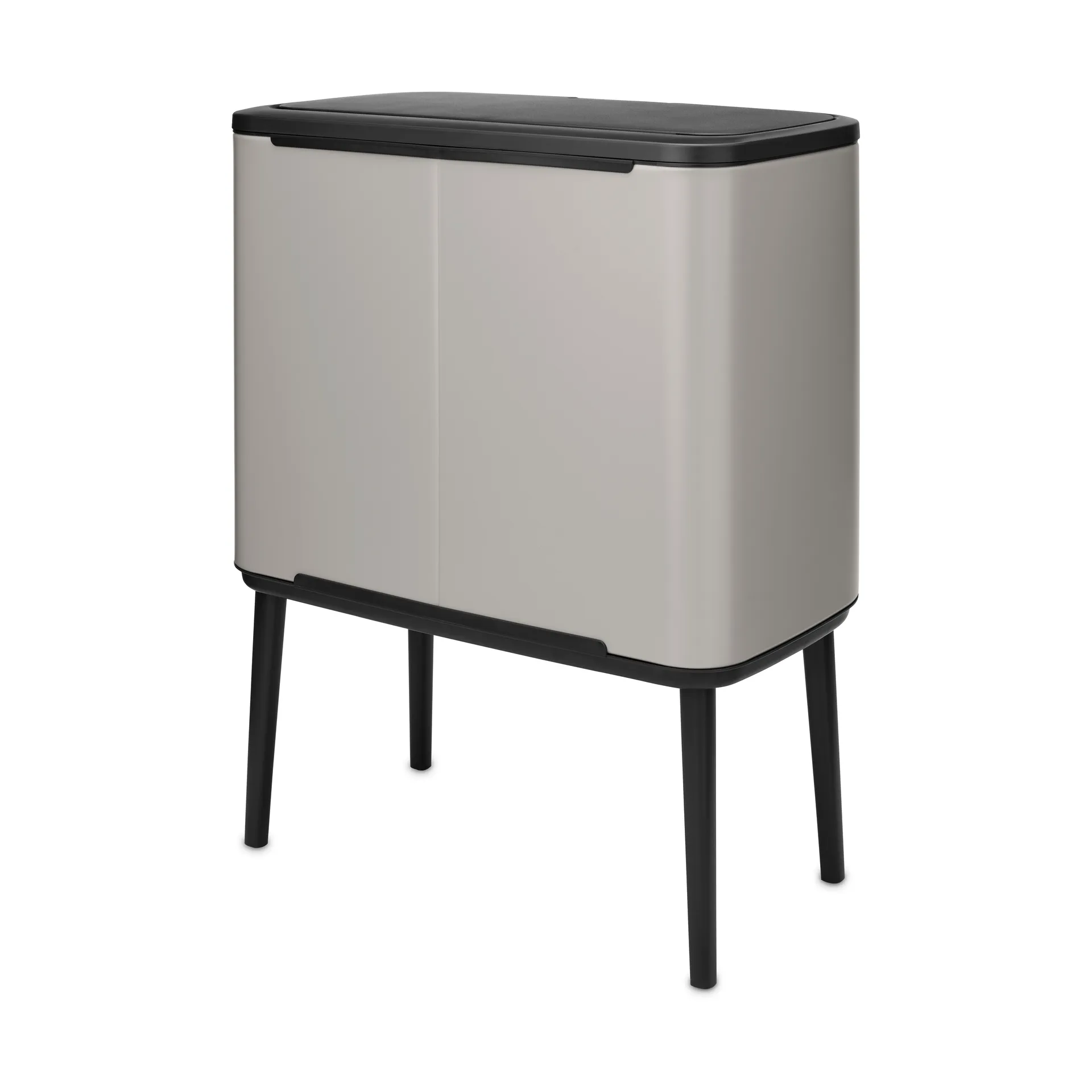 Bo touch bin 11+23 liter, Soft grey Brabantia
