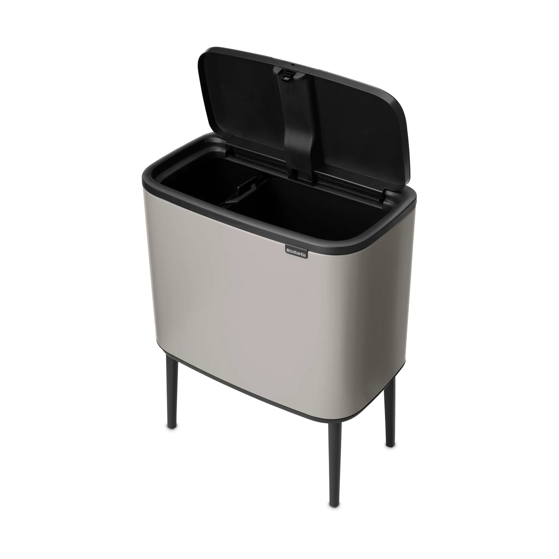 Bo touch bin 11+23 liter, Soft grey Brabantia