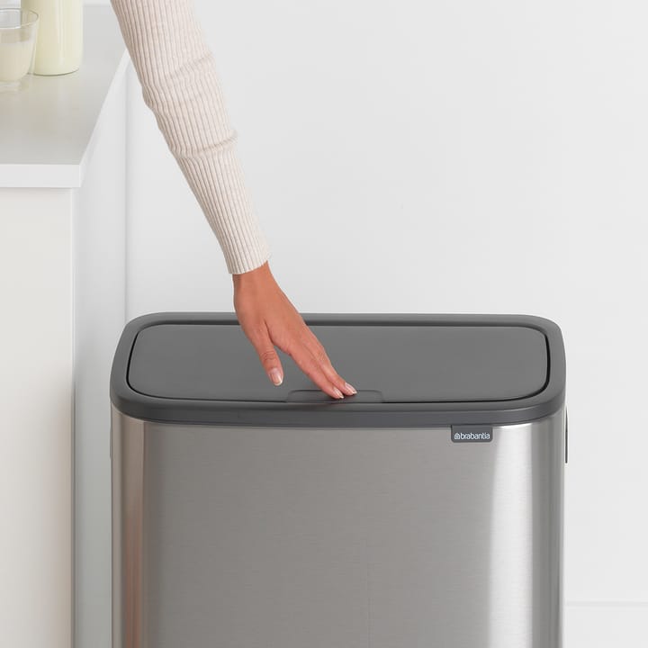 Bo touch bin 2 x 30 L, Mattbørstet stål Brabantia