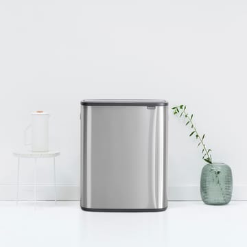 Bo touch bin 2 x 30 L - Mattbørstet stål - Brabantia