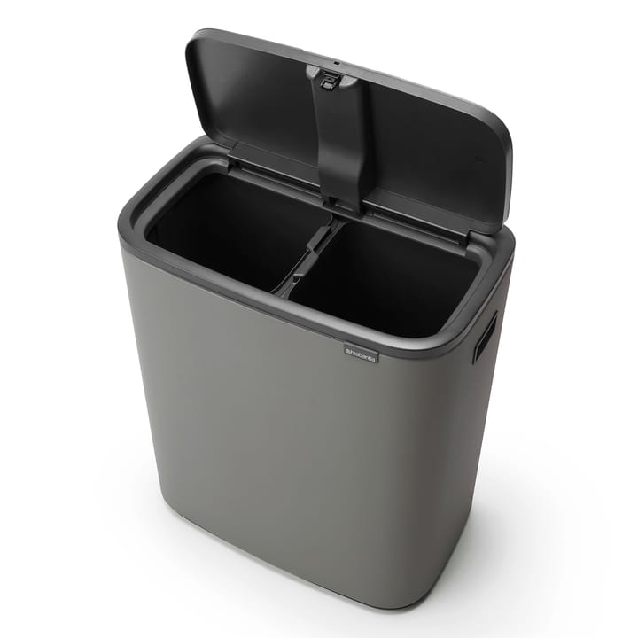 Bo touch bin 2 x 30 L, Mineral concrete grey Brabantia