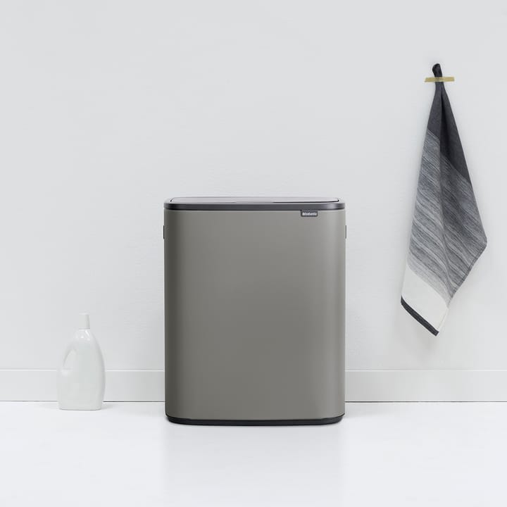 Bo touch bin 2 x 30 L, Mineral concrete grey Brabantia