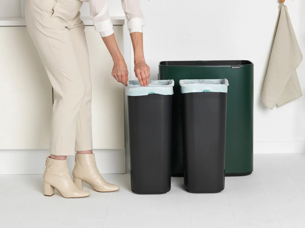 Bo touch bin 2 x 30 L, Pine green Brabantia