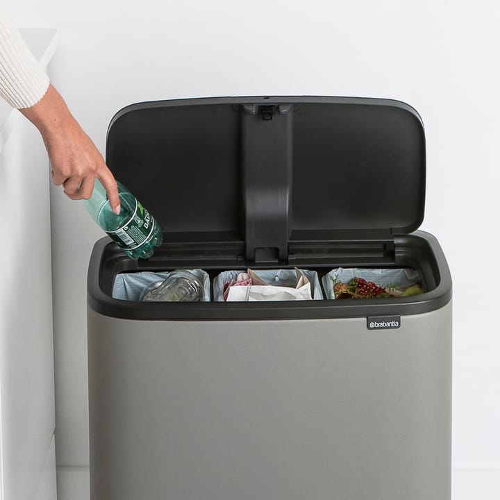 Bo touch bin 3x11 liter, Mineral concrete grey Brabantia