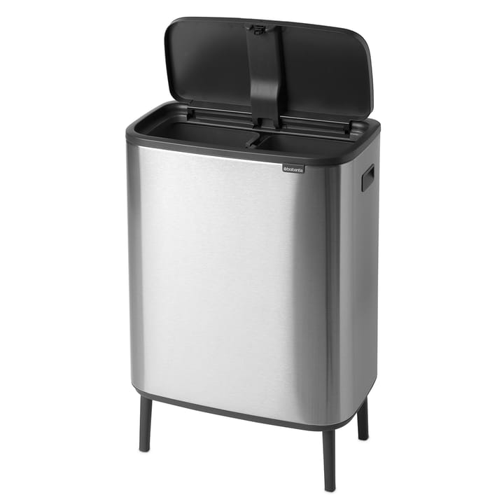 Bo touch bin high 2 x 30 L, Mattbørstet stål Brabantia