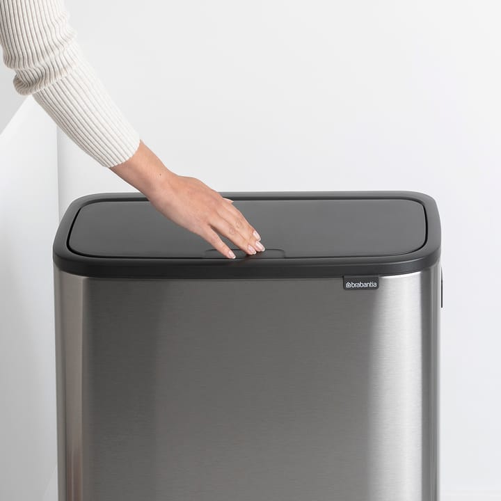 Bo touch bin high 2 x 30 L, Mattbørstet stål Brabantia