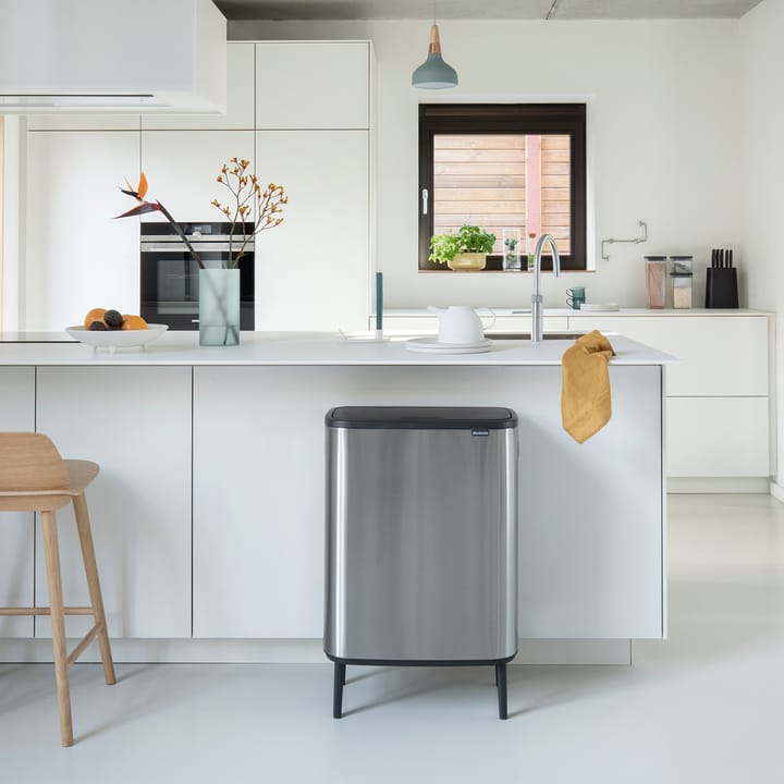 Bo touch bin high 2 x 30 L, Mattbørstet stål Brabantia